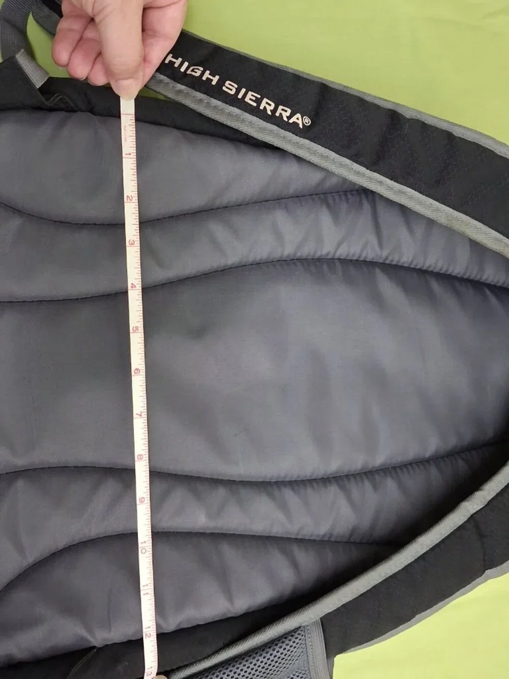 High Sierra Extra Large Tech Travel Backpack Black Grey